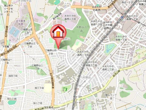 Belle Leadおおたかの森Ⅰの地図