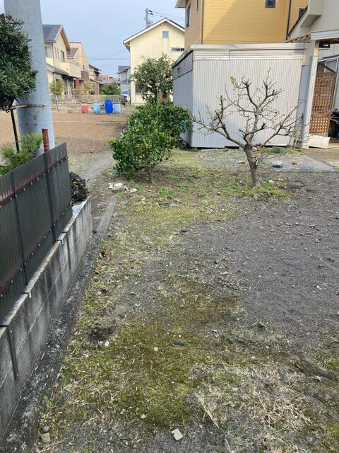 富士市西柏原新田の売地|敷地奥、敷地北西の角から東に… 