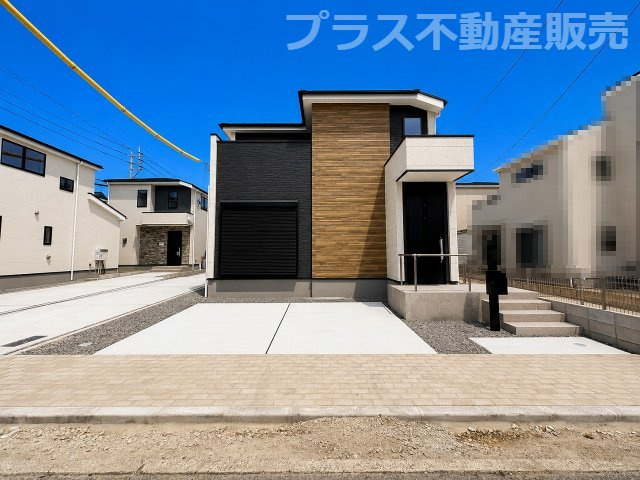 【外観】 | 福岡市早良区重留1丁目5期　2号棟（全4棟）【仲介手数料無料・0円】 | 完成イメージの外観パースです。