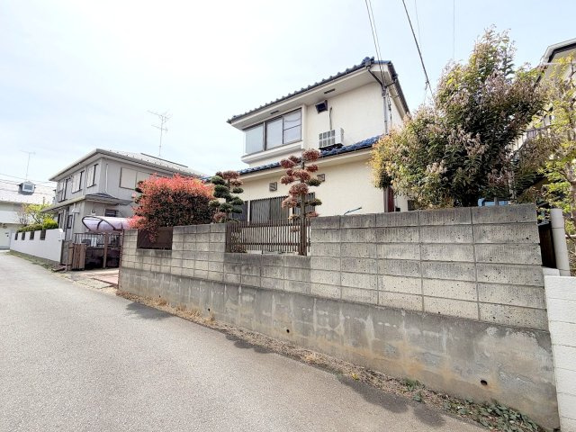 国分寺市東元町2丁目　建築条件付き売地の外観|古屋付き時の現地写真！更地で２区画になります。