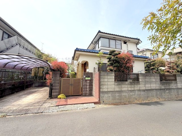 国分寺市東元町2丁目　建築条件付き売地の周辺|古屋付き時の現地写真！更地で２区画になります。