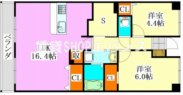 【間取り】 | コンフォート津田沼弐番館