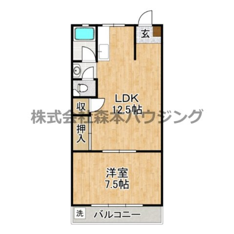 【間取り】 | 　マンション花園