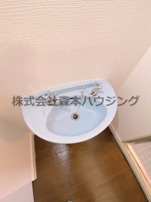 【独立洗面台】 | 　マンション花園 | 独立洗面台が付いています