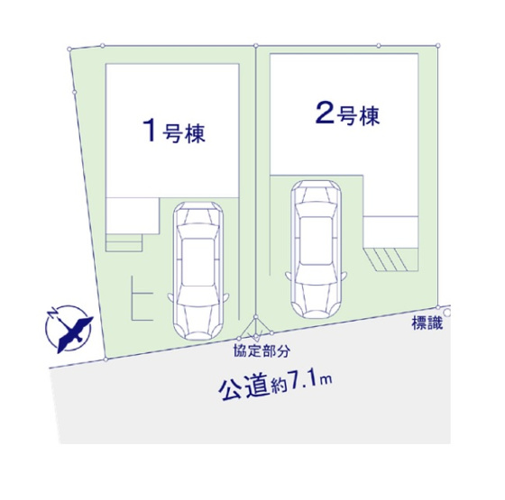 【区画図】 | 福岡市博多区那珂1丁目1期　1号棟（全2棟）【仲介手数料無料・0円】 | 区画図です。1号棟