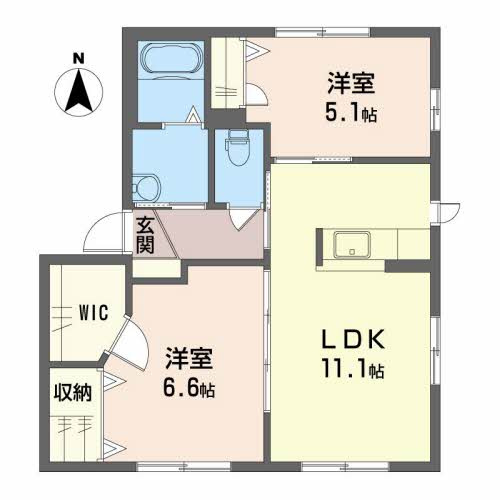 ダイヤメゾン B棟の間取り