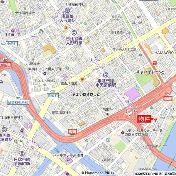 ＫＤＸレジデンス日本橋箱崎の地図