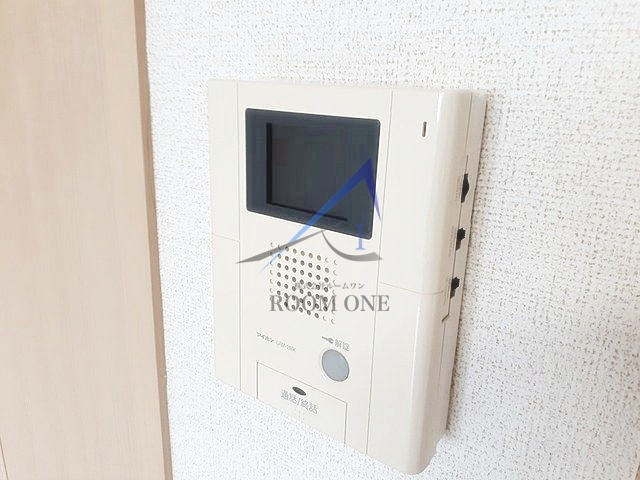 メゾン　ド　ボヌールのセキュリティ|モニター付きインターホンです。