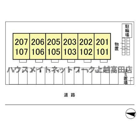 スタイリッシュ リバーの区画図|配置図