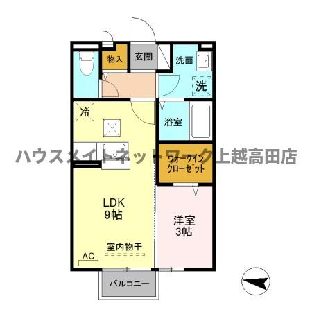 スタイリッシュ リバーの間取り|間取図