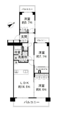 テラス本八幡の間取り