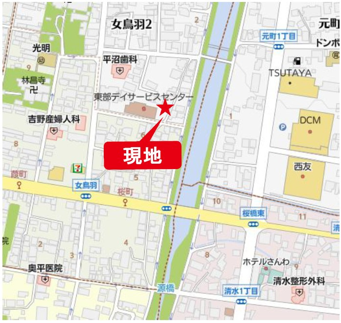 松本市女鳥羽2丁目　新築戸建の地図|お買い物施設が近く生活便利な住環境です。