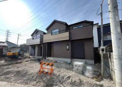 【外観】 | 三島市徳倉3丁目 4期 新築一戸建て A号棟 | 現在建築中の外観画像です。ご内覧は同じメーカーの完成物件へご案内いたしますので、いつでもご相談ください！