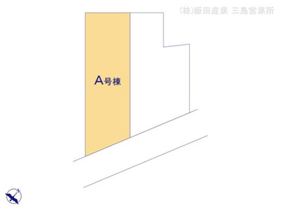 【区画図】 | 三島市徳倉3丁目 4期 新築一戸建て A号棟 | 区画図です