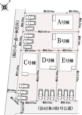 【区画図】 | 沼津市本字松下 新築一戸建て D号棟 | D号棟の区画図です