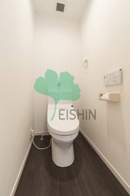 【トイレ】 | パピヨン箱崎宮前 | 清潔感のあるトイレです。