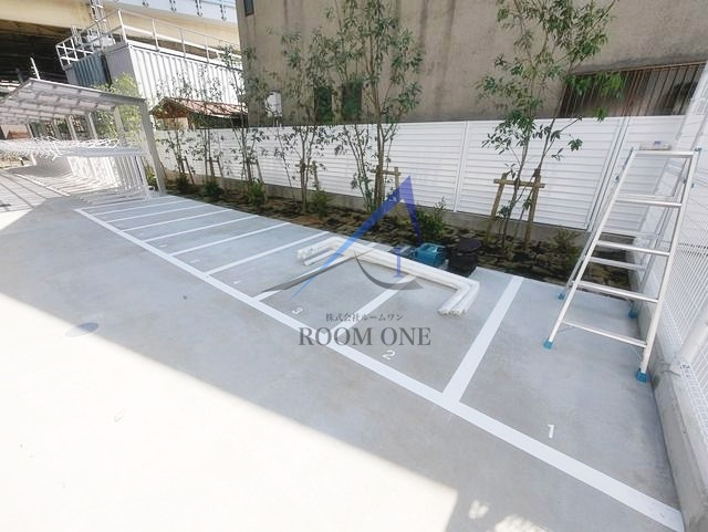 KDXレジデンス溝の口のその他共用部分|バイク置き場です。