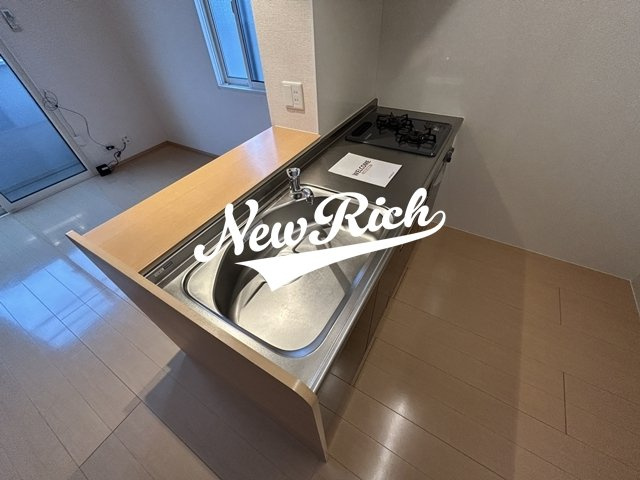 伊勢崎市今泉町２丁目のアパートのキッチン