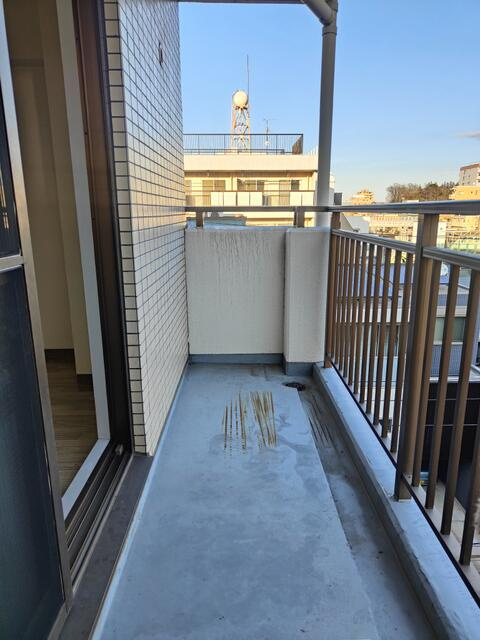 キャッスル北松戸のバルコニー