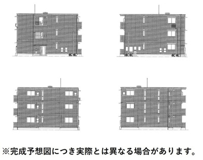 【外観】 | リーブルハウスグラン南大分 | 完成予想図