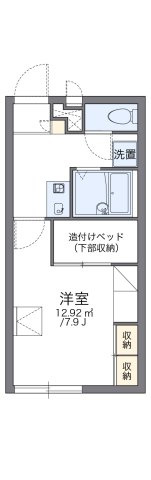 レオパレスサニーヒル尾上の間取り|代表的な間取のため実際の間取とは異なる場合があります