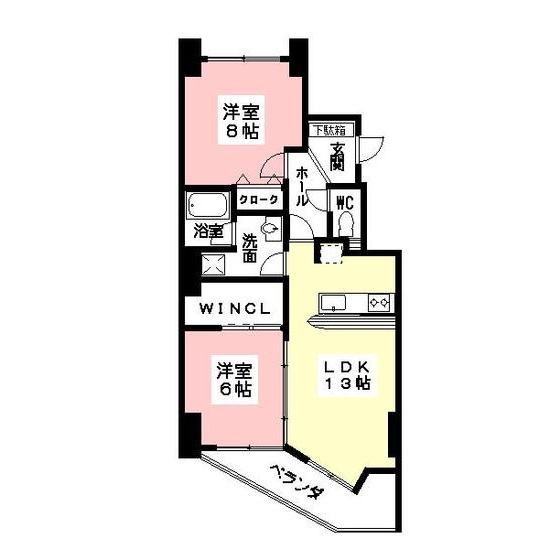 レジデンス４０の間取り