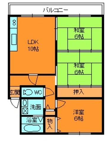 フクイマンションの間取り