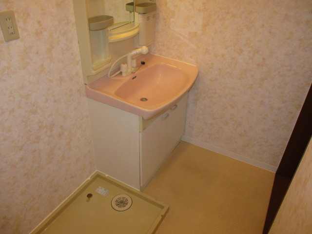 フクイマンションの洗面所