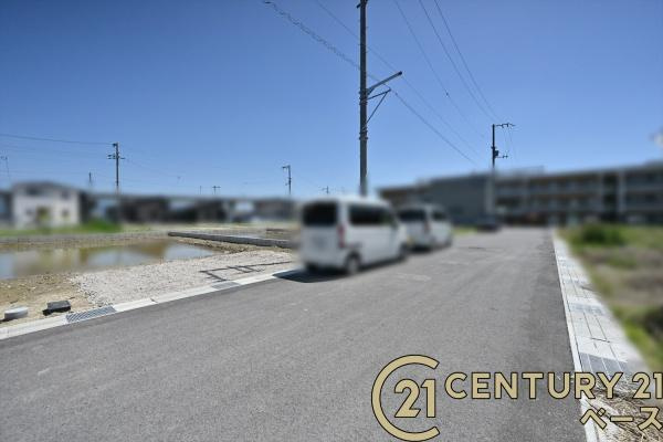 リーブルガーデン黒田 ３号棟 ／新築一戸建の前面道路含む現地写真|■現地撮影写真■閑静な住宅地で穏やかな暮らしをスタート！
