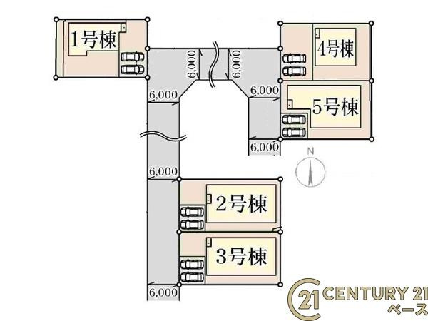 リーブルガーデン黒田 ３号棟 ／新築一戸建の区画図|■こちらの物件は３号棟です！■