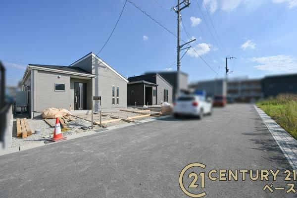 リーブルガーデン黒田 ３号棟 ／新築一戸建の前面道路含む現地写真|■現地撮影写真■閑静な住宅地で穏やかな暮らしをスタート！