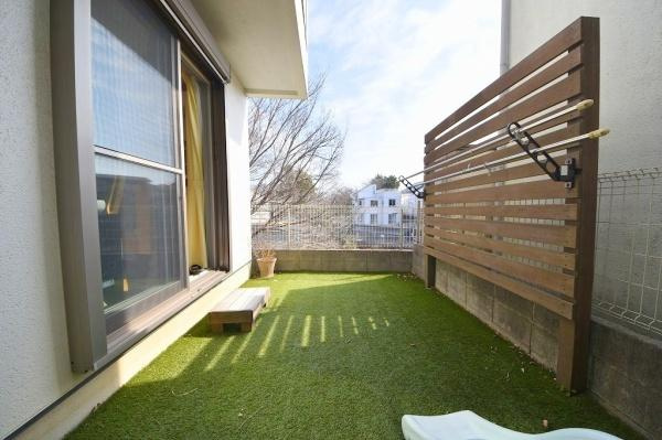 横浜市西区浅間台の中古一戸建の庭