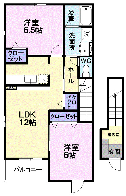 パルテール　ヒルズの間取り