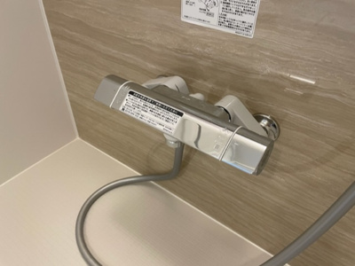 【浴室】 | 仮）宇都宮市下栗新築アパート | サーモスタット水栓（イメージ）