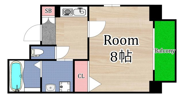 【間取り】 | ラフォーレ都島本通Ⅱ