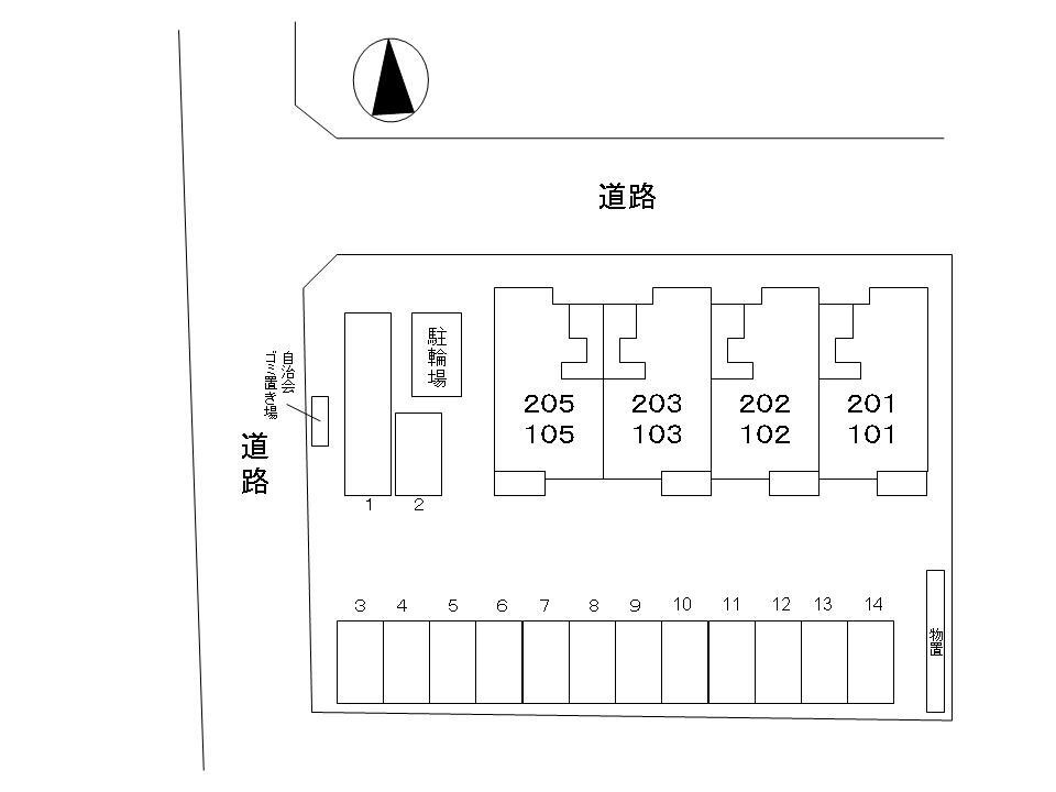 ソヴール　佑の区画図