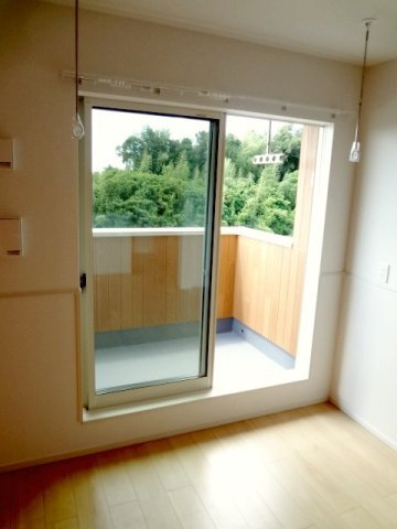 ドリームハイツＤのバルコニー