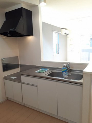 【キッチン】 | ベル・カーサ　Ａ | コンパクトなキッチンで掃除もラクラク