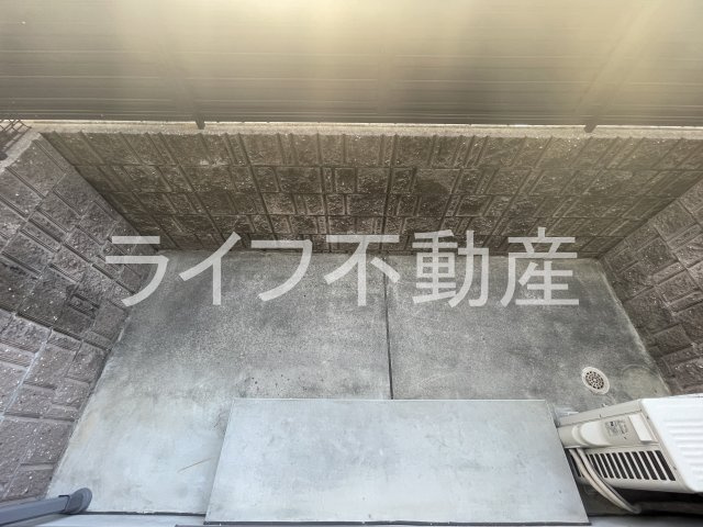 プルミエール Aのバルコニー