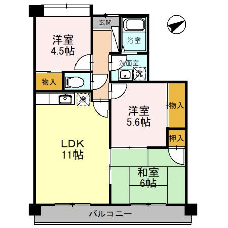 メゾンアザレアの間取り