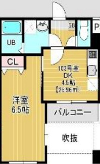 【間取り】 | Belle Aube大久保