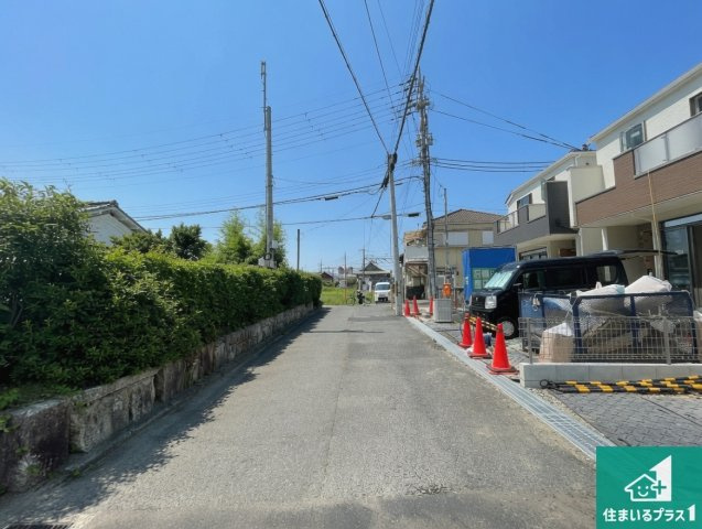★29(土)30(日)現地見学可能！★大津市別保　全4邸の前面道路含む現地写真|周辺は落ち着いた街並みの住宅地！子育てがしやすい住環境です！まだ未完成ですが、現地でしかわからない事もございます。是非一度ご覧ください。