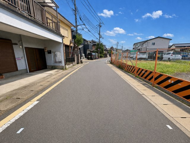 横大路東裏　建築条件無土地の前面道路含む現地写真