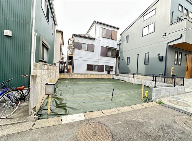 【外観】 | 志木市幸町4丁目　建築条件なし売地　全1区画　(志木本店) | 販売現地／2026年4月10日撮影　
3階建建築可能です。
