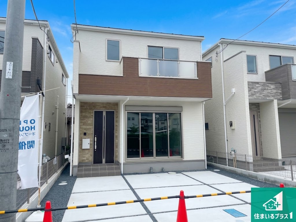 ★大津市別保　第1期　新築一戸建ての外観|お客様に長く安心して住んでいだだける事にこだわった家づくり！住んでからのアフターサービスにもしっかりと取り組んでいます！