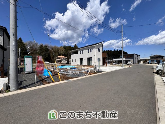 いろどりアイタウン日光市森友23-P1　7号棟の前面道路含む現地写真|前面道路含む現地写真