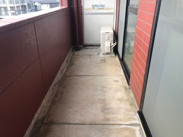 パストラル南町のバルコニー