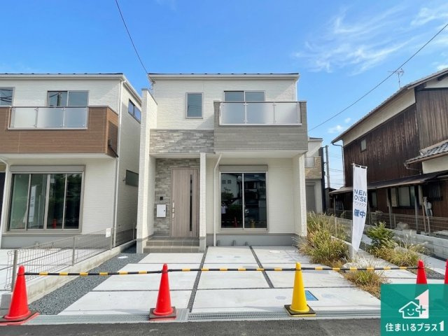 ★大津市別保　第1期　新築一戸建ての外観|安心の10年保証！外観を美しく保ち、雨水で汚れを落とします！気になることがありましたら、お気軽にお問い合わせください！