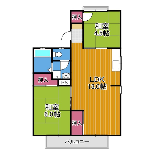 サニーハウスの間取り