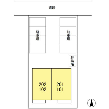 プランドールＨの区画図